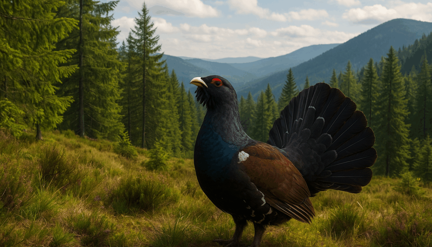 Das Auerhuhn ist Europas größtes Huhn. Bild: ChatGPT