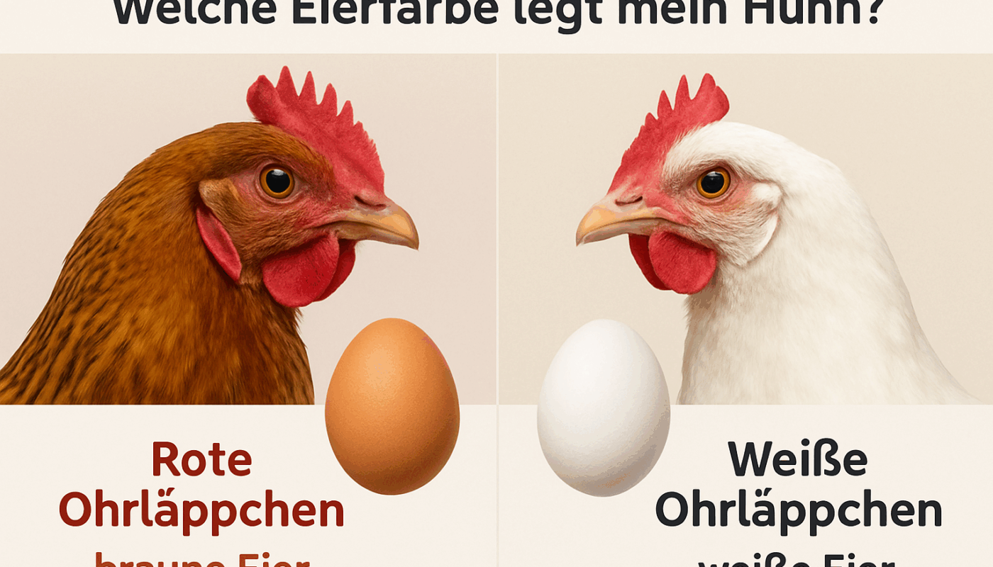 Eierfarbe, Huhn, Ohrläppchen