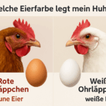 Eierfarbe, Huhn, Ohrläppchen