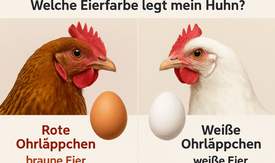 Welche Eierfarbe legt mein Huhn? So erkennst du es schon am Tier
