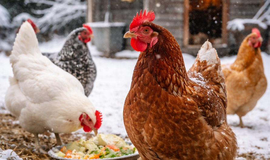 Hühner im Winter: Gut durch Eis und Schnee kommen